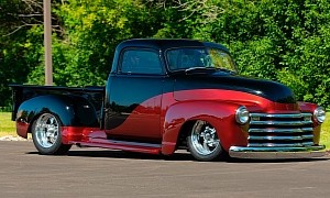 Chopped and Low 1948 Chevrolet 3100 Is Rendered Truck Coolness IRL