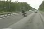 Chopper Wobbles and Crashes Hard