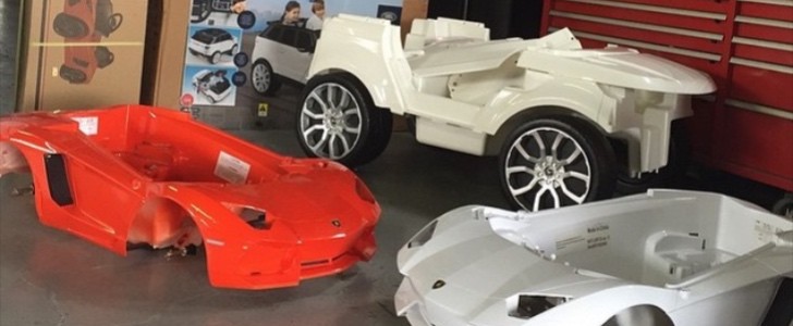 Chris Brown and Tyga Had Mini Lambos and Range Rovers Customized for Their Kids