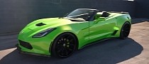 Chris Brown's Mom's Lime-Green C7 Corvette Finally Fixed After Lousy Paint Job