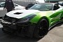 Chris Brown Mom's C7 Corvette Back at the Shop After Sun Damage or Bad Paint Job