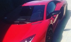 Chris Brown Takes Delivery of Lamborghini Aventador SuperVeloce