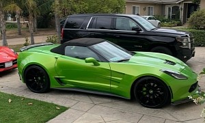 Chris Brown Treats His Mother to Corvette C7 Convertible Because He's a Good Son