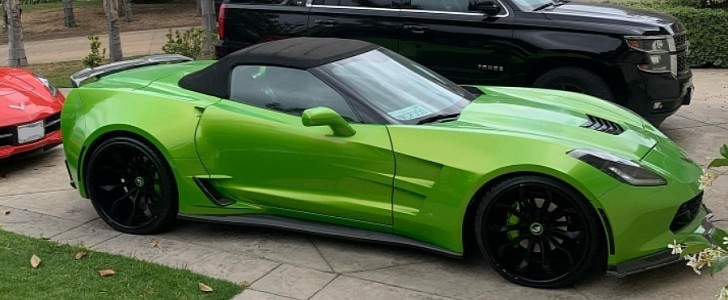Chris Brown Gifts Mom Corvette C7 Convertible
