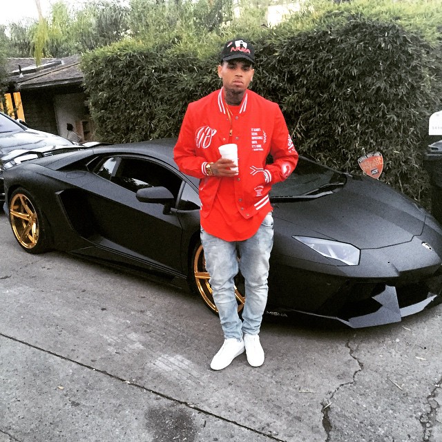 Chris Brown Turned His Lamborghini Aventador into “The Dark Knight” - Photo  Gallery - autoevolution