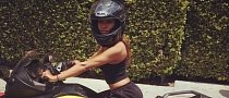 Chris Brown’s Lady Just Won’t Stop Riding Her Can-Am