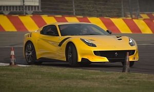 Chris Harris Drifts the Ferrari F12 TdF for Top Gear, Gets Weak at the Knees