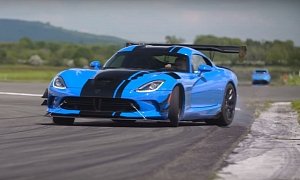 Chris Harris Drifts Viper ACR for Top Gear, Naked Donald Trump Comparo Included