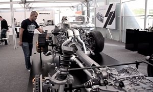 Chris Harris Explains the Chassis of the Mercedes AMG GT and Takes It for a Drift