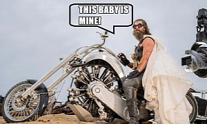 Chris Hemsworth Got to Keep the Insane JRL Radial Engine Bike From 'Furiosa'