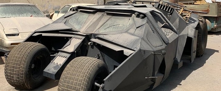 Chris Nolan's Tumbler has been abandoned in Dubai, discovered by chance