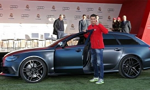 Cristiano Ronaldo Gets Audi RS6 Avant as Real Madrid Receives Yearly Audis