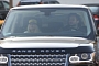 Christina Aguilera Spotted in 2013 Range Rover