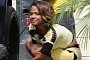 Christina Milian Drives a G-Wagon, Stops To Pump Air in Its Tyre