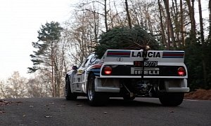 Christmas Trees, Beware: This Lancia 037 Martini Racing Is Out to Get You