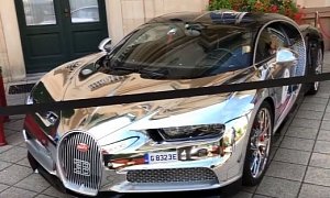 Chrome Bugatti Chiron Is Real, Spotted In The Wild