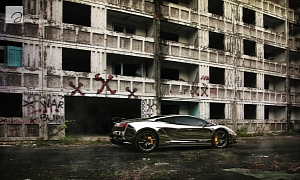 Chrome Lamborghini Gallardo: Fast Liquid Metal