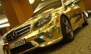 Chrome Mercedes Spotted In Dubai