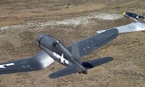 Polished P-51 Mustang and F4U Corsair Used to Film Epic Watch Commercial