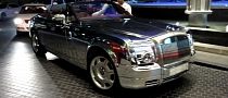 Chrome Rolls Royce Phantom Drophead