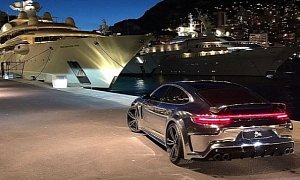 Chrome Widebody 2018 Porsche Panamera Turbo Has All the Opulence in Monaco