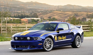 Chromed Blue Angels Ford Mustang GT to Be Auctioned Off