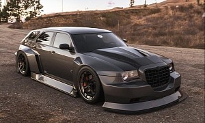 Chrysler 300C “Big Booty” Seems Intent on Being a Quirky Euro-JDM Muscle Wagon