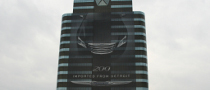 Chrysler HQ Wrapped in 2011 Chrysler 200 Billboard