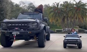 Ciara Does Some Ford Bronco Twinning With Her One-Year-Old Son