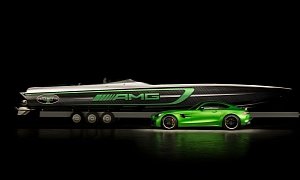 Cigarette Racing’s New Boat Is Inspired By The Mercedes-AMG GT R
