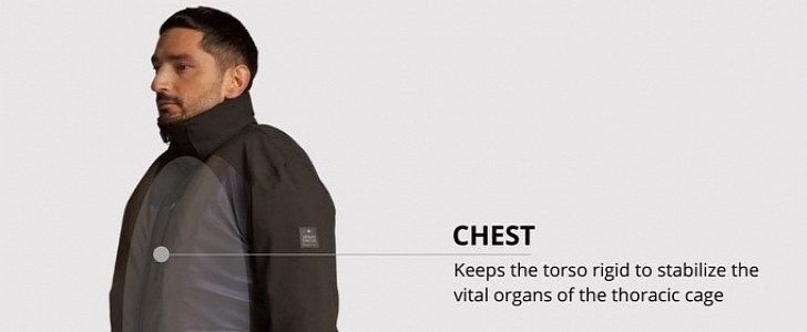 The Cirrus airbag jacket forms a cloud for you to land on in case of a bicycle accident, is reusable and stylish