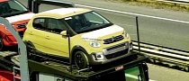 Citroen C1 Urban Ride Soon On Sale, Production Models Spotted on a Trailer