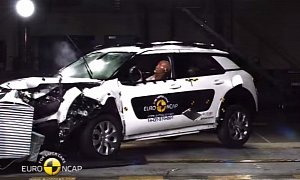 Citroen C4 Cactus Crash Tested, Gets 4 Euro NCAP Stars
