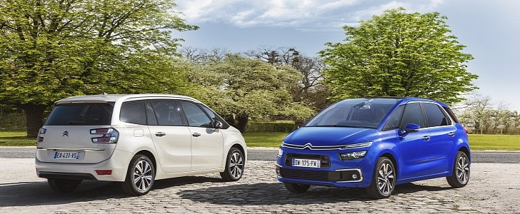 Citroen C4 Spacetourer Gets 8-Speed Automatic Gearbox, Combined Efficiency and C