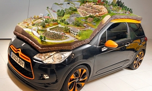 Citroen Celebrates Rally Success with Impressive Diorama On Top of a DS3