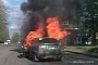 Citroen Xsara Spontaneously Bursts into Flames in Russia