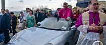 City in Malta Welcomes Archbishop in Porsche Boxster Pulled by 50 Children