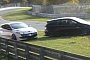 Civic Type R Spin Causes Megane RS Nurburgring Crash in Lift-Off Oversteer Panic