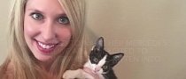 Woman Rescues Kitten from Engine, Adopts and Calls It Mercedes after Her Car