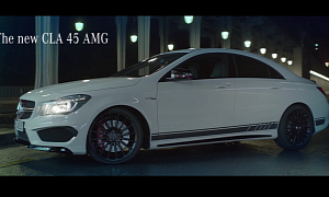 CLA 45 AMG Racing in a Deserted Paris For no Reason at All