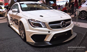 CLA 45 AMG Racing Series Looks Track Hungry at Essen