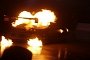 Clarkson, Hammond & May Live Has Flaming Porsche 911s That Drift