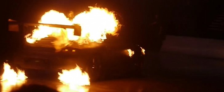 Clarkson, Hammond & May Live Has Flaming Porsche 911 That Drift