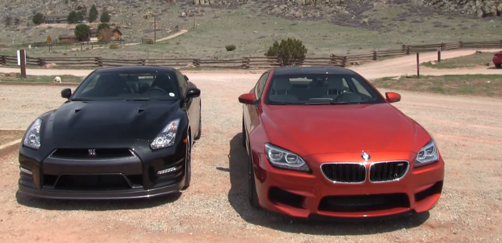 BMW F13 M6 vs NIssan GT-R
