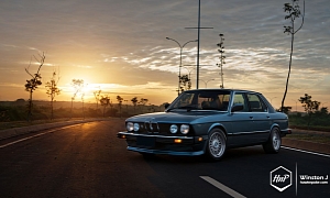 Classic BMW E28 5 Series Seems Frozen in Time