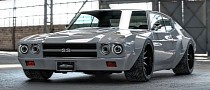 “Classic” Chevy Chevelle SS Widebody Digitally Hides Cool Secret Between Its LEDs