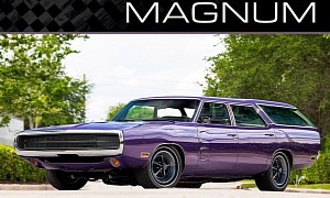 Classic Dodge Charger Digitally Grows Into a Muscly Wagon, Craves for the Magnum Suffix