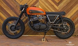 Classic Honda CB750 Sips a Cocktail of Repurposed Parts, Wears All-Terrain Tires