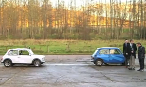 Classic Mini Breaks Parallel Parking World Record
