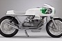 Classic Moto Guzzi SP1000 Restyled as a Cafe Racer Wears Alfa Romeo-Inspired Colors